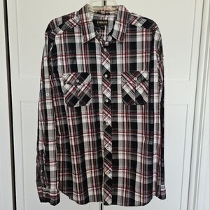 Helix athletic fit button-up size XL